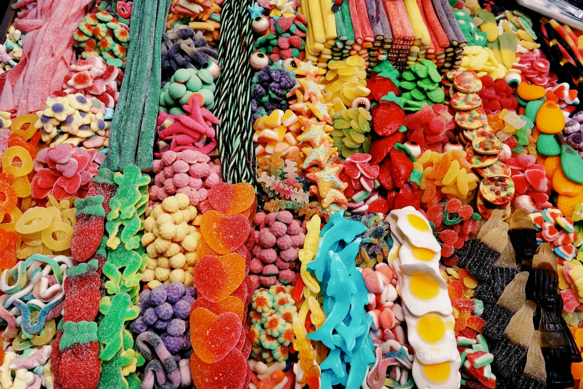 assorted-color fruits on display