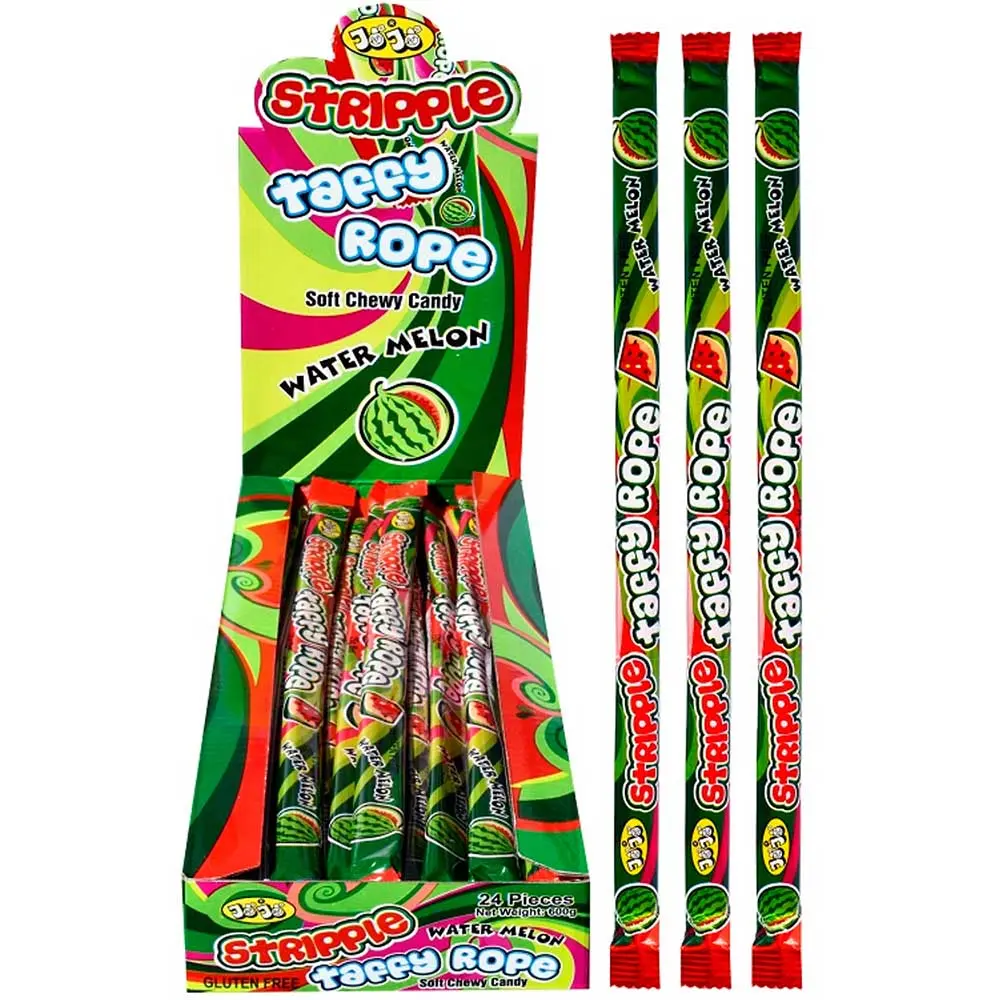 Jojo Stripple Taffy Rope Watermelon 20g