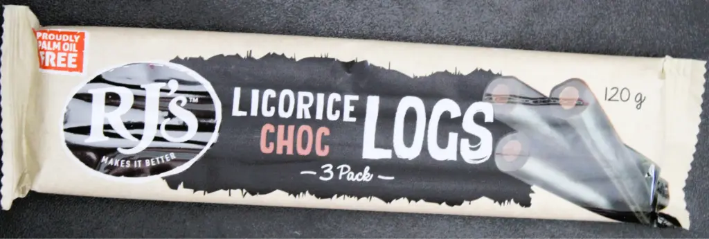 RJ's Logs Triples Licorice Choc Logs - 120g