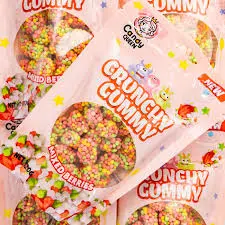 Candy Queen Crunchy Gummy Cluster 120g Bag