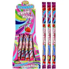 Jojo  Stripple Taffy Rope Strawberry - 20g