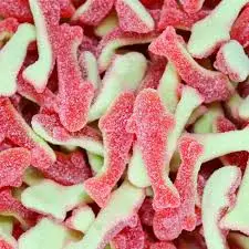 Kiwi Delights Sour Berry Sharks - Per 100g