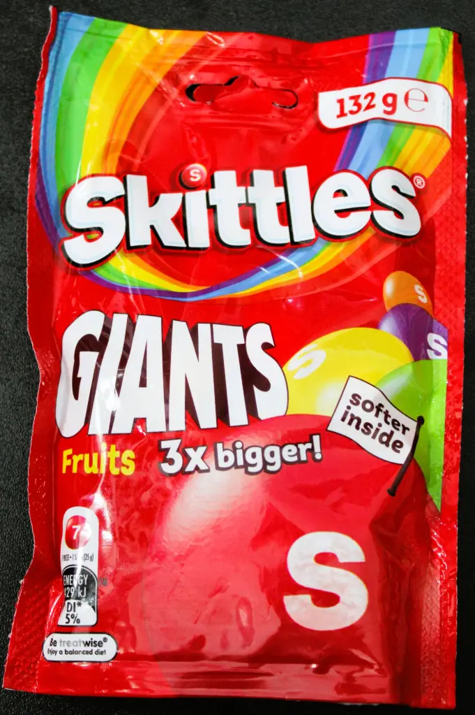 Skittles Giants Fruits 132g Bag