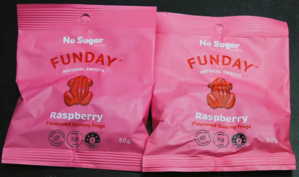 Funday Raspberry Gummy Frogs 50g Bag