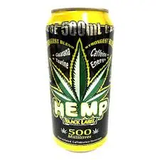 Hemp Black Label Energy Drink 500ml Can