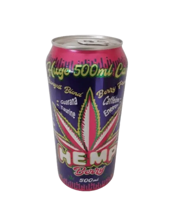 Hemp Berry Energy Drink 500ml Can