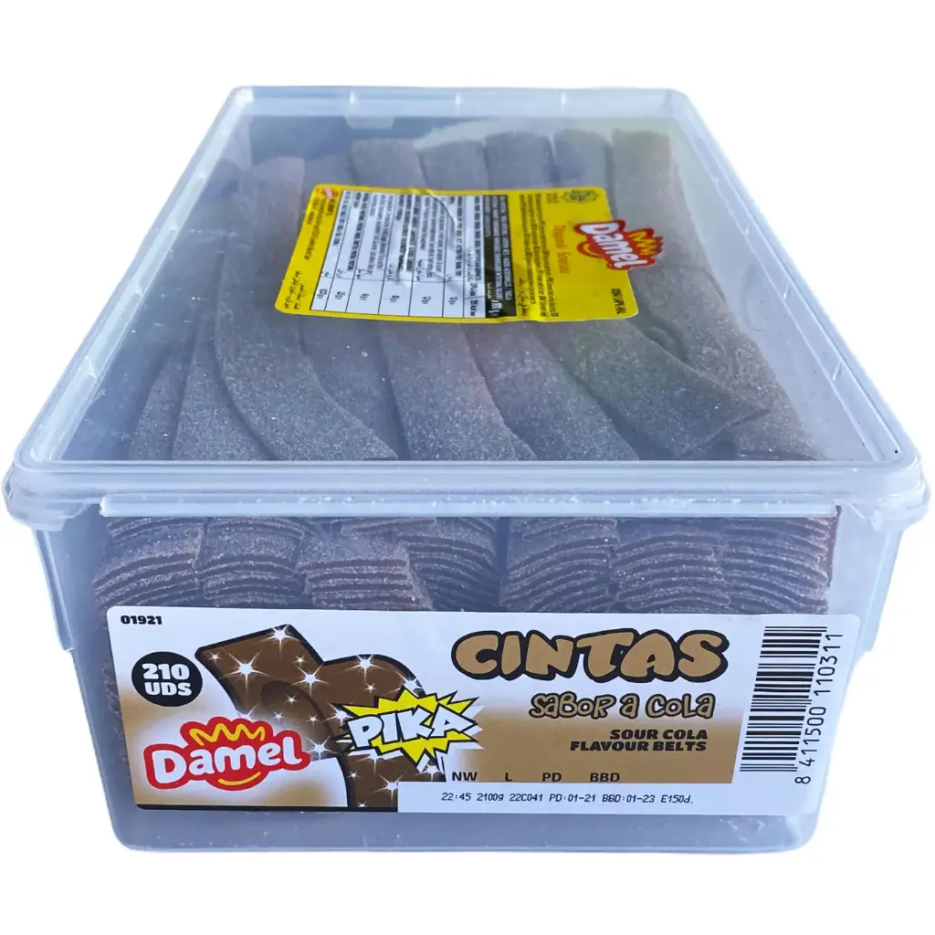 Damel Sour Cola Belts - Each
