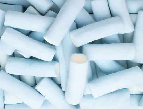 Puffy Mallow Poles Blue/White