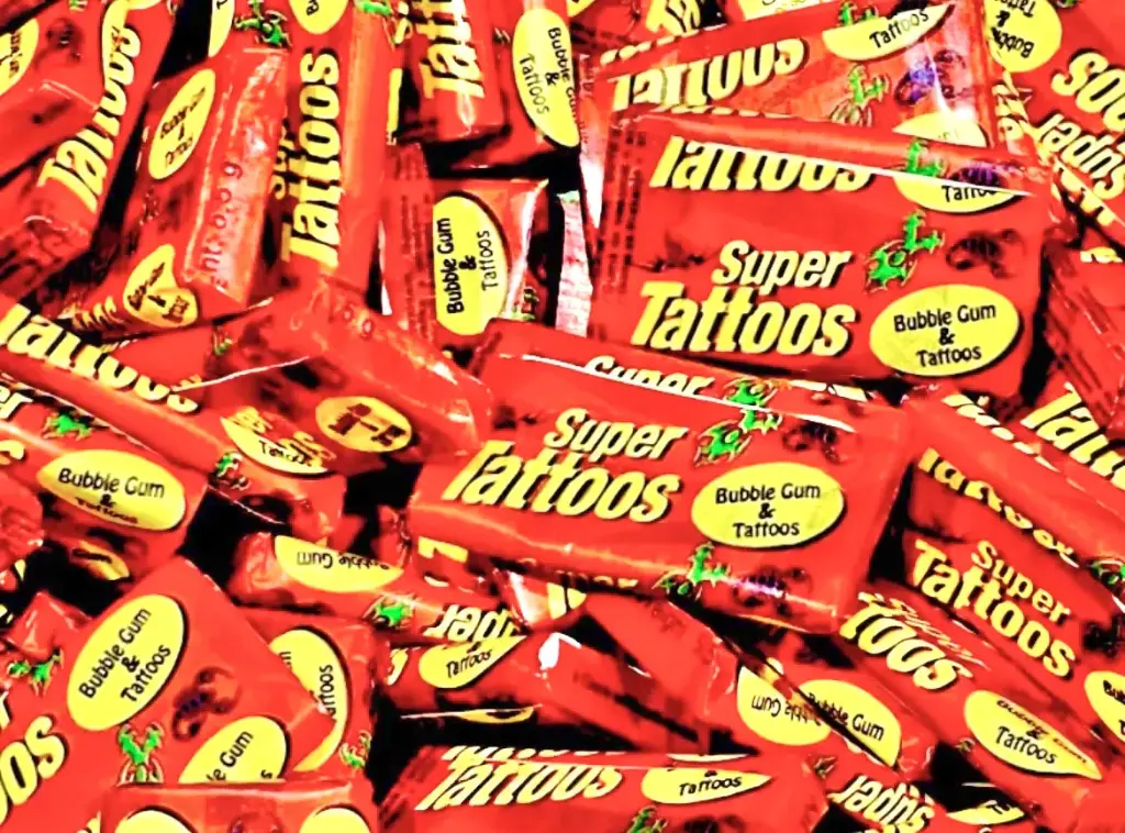 Super Tattoo Bubble Gum 5.5g