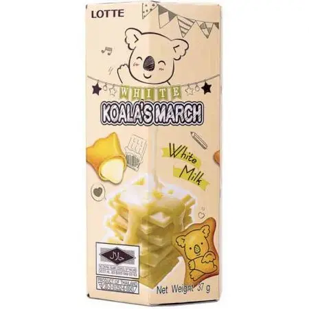 Lotte Koala's White Milk Cream 37g