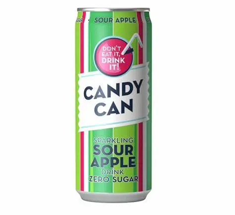 Candy Can Sparkling Sour Apple Can 330ml