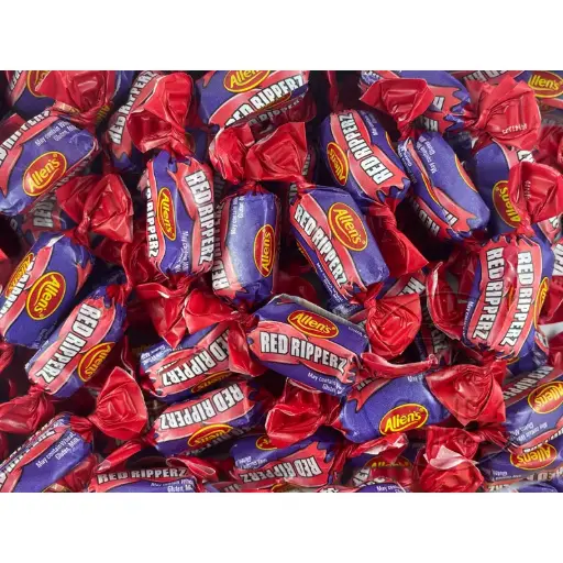 [ARRCRFL] Allen's Red Ripperz Chewy Raspberry - Per 100g