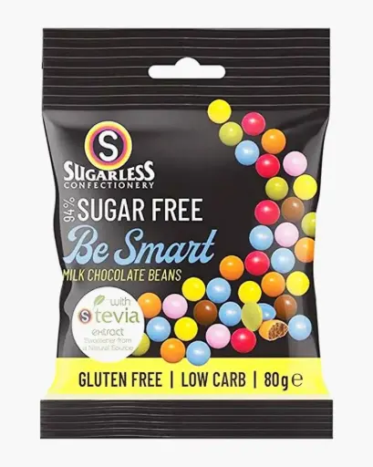 [SFBSCB] Sugar Free Be Smart Chocolate Beans 80g Bag