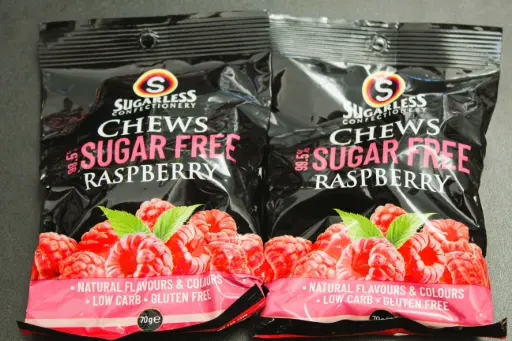 [SFRC] Sugar Free Raspberry Chews 70g Bag