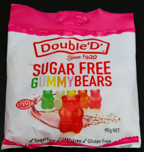 [DDSGB] Double D Sugarfree Gummy Bears 90g bag
