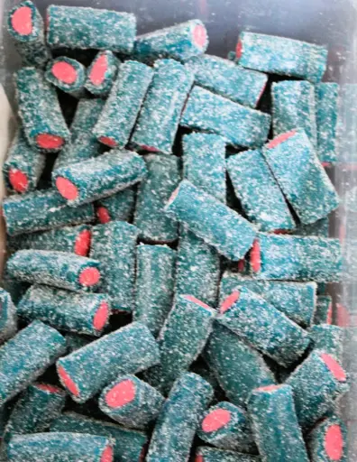 [DSBRMJ] Damel Sour Blue Raspberry Mini Jumbo - Per 100g