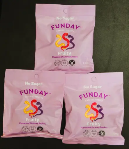 [FFGS] Funday Fruity Gummy Snakes 50g Bag