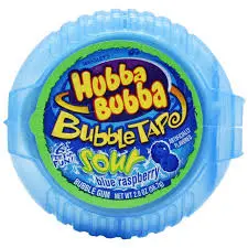[HBTSBR] Hubba Bubba Tape Sour Blue Raspberry 57g
