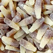 [KDGSCB] Kiwi Delights Gummy Sour Cola Bottles - Per 100g