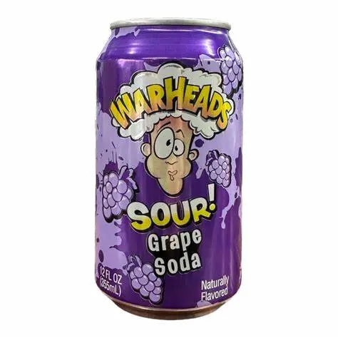 [WSGSC] Warheads Sour Grape Soda Can 355ml