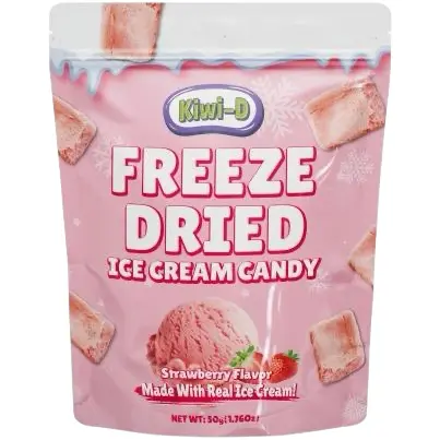 [FDSIC50GB] Freeze Dried Strawberry Ice Cream 50g Bag