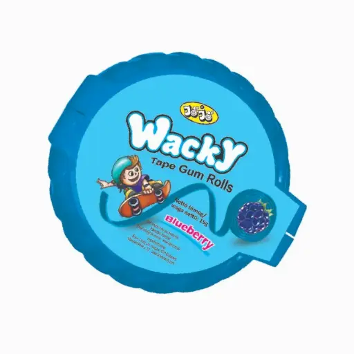 [JWRBG] Jojo Wacky Rolls Blueberry Gum 15g