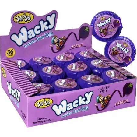 [JWRGG] Jojo Wacky Rolls Grape Gum 15g
