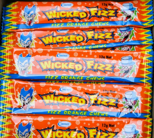 [SWFOC] Sweetmans Wicked Fizz Orange Chews 12g