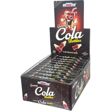 [SJGCB100GTB] Sour Jelly Gummy Cola Bottles 100g Theatre Box