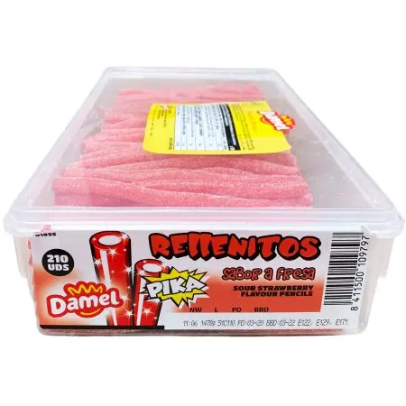 [DSSBE] Damel Sour Strawberry Blowpipes - Each